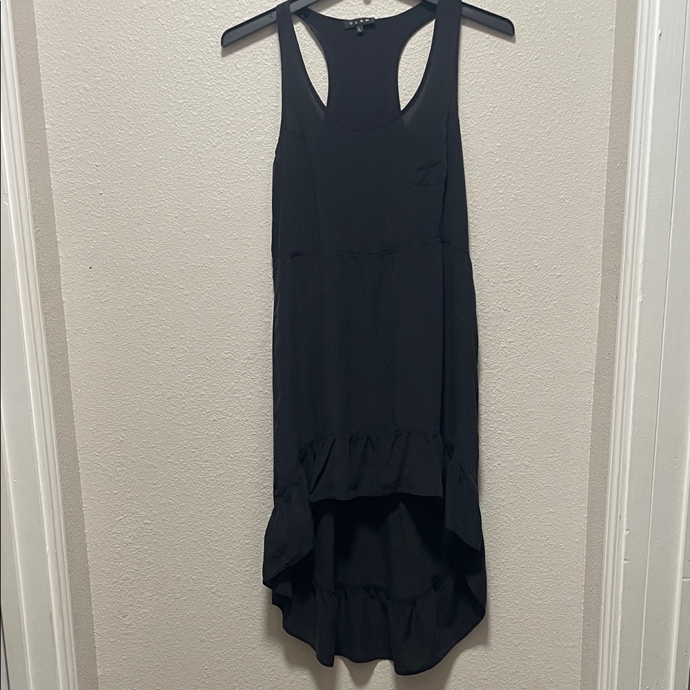 Glam Black High Low Dress